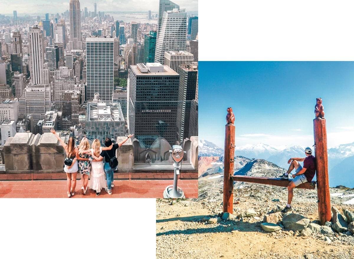 Holiday Gap Year Collage