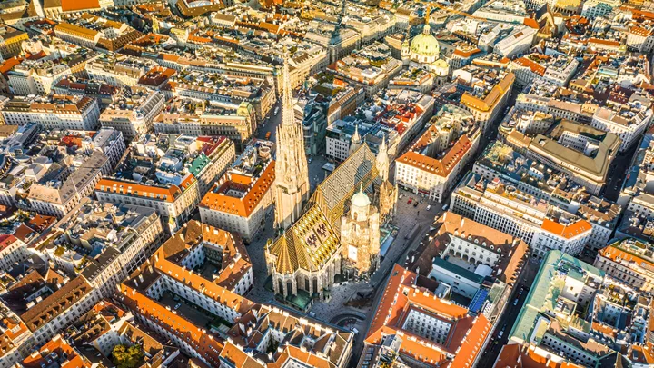 The Saint Stephens Cathedral in Vienna, Austria