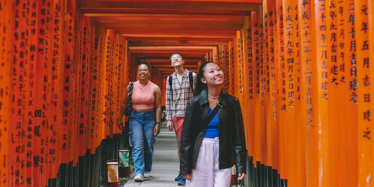 Young Travelers Exploring Japan
