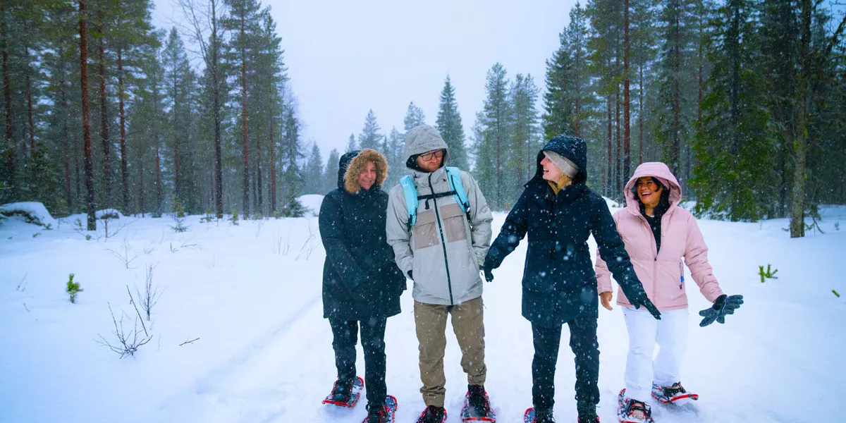 People Walking In Winter Shoes Sweden