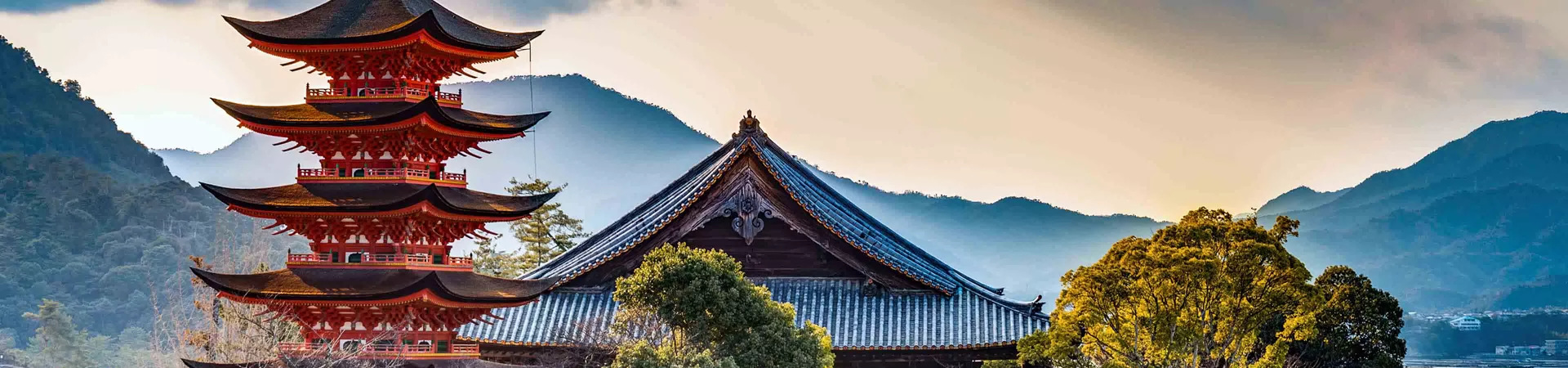 Red Shinto Pagoda On Miyajima (1)