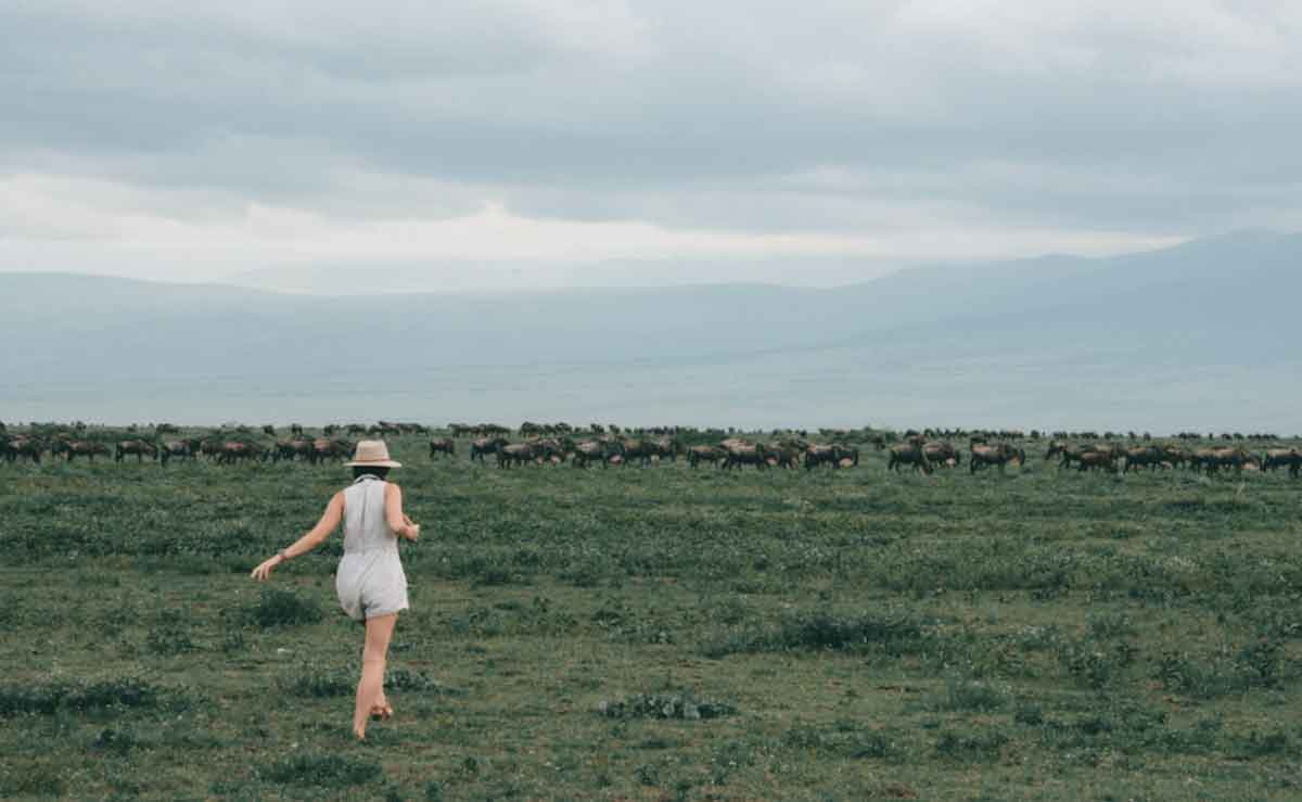 Female Explorer East Africa Wildlife