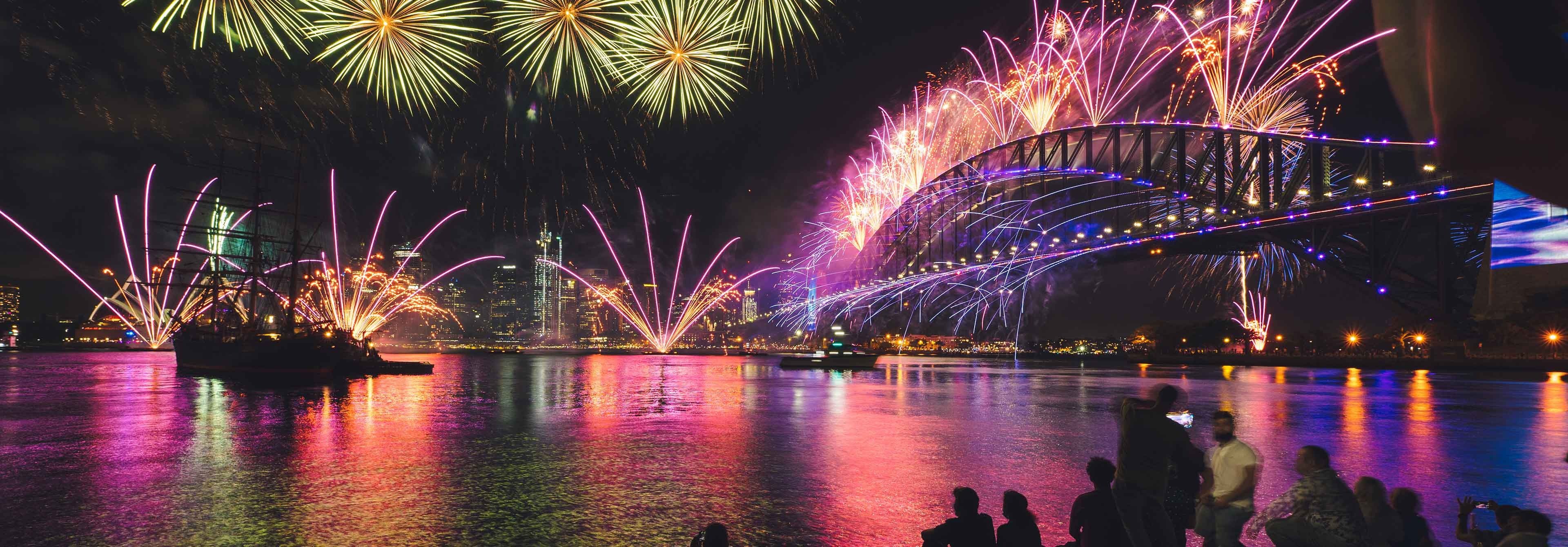 Fireworks Night Time Sydney