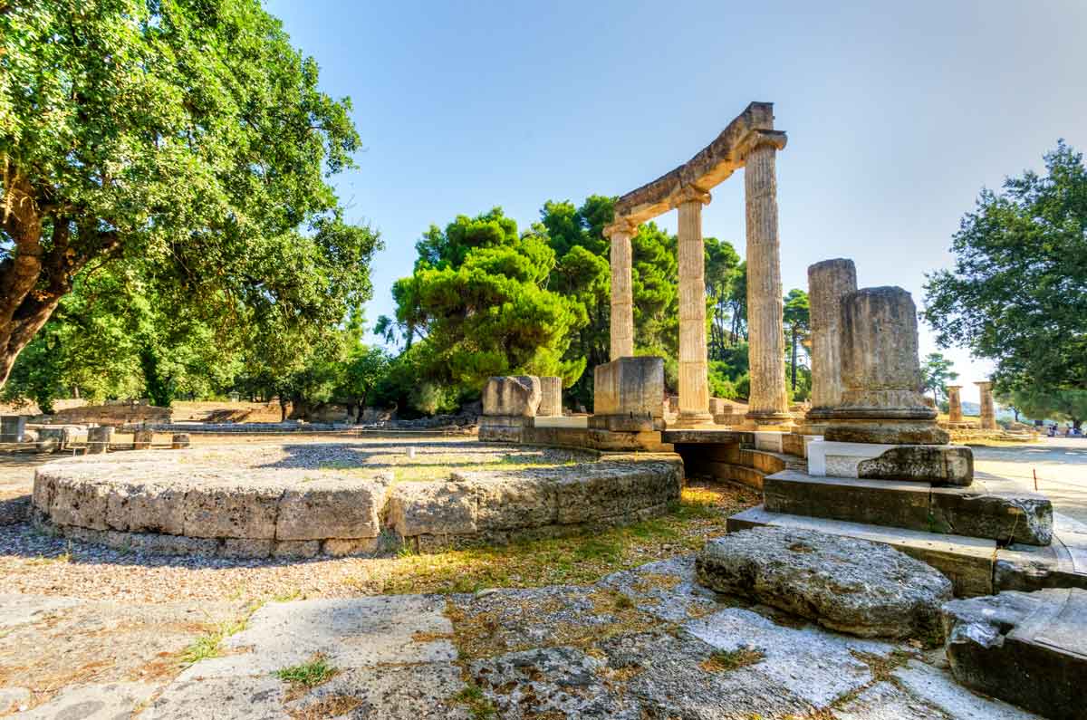 Ancient Site Of Olympia Greece