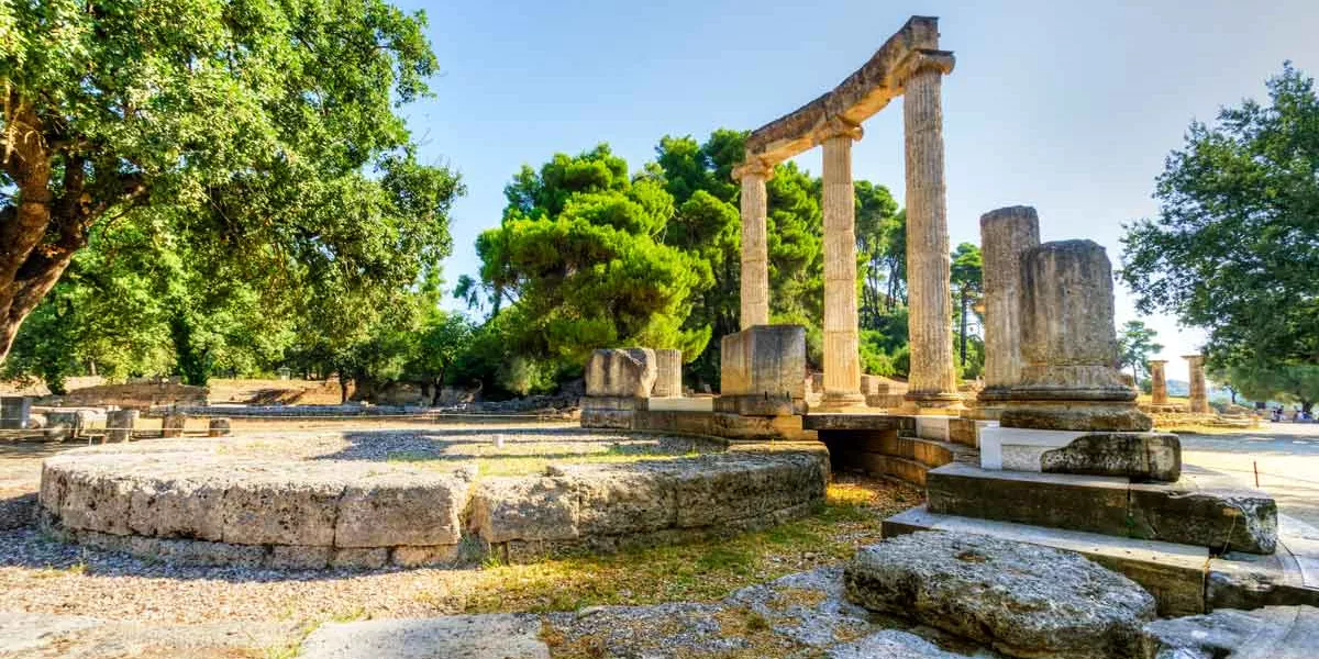Ancient Site Of Olympia Greece