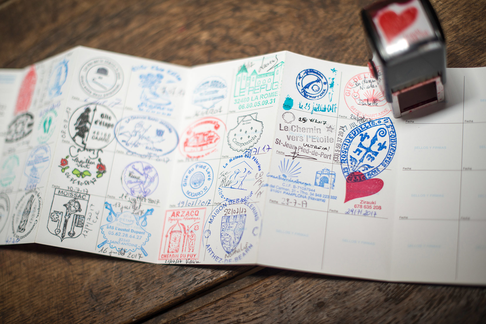 Collect your Camino Pilgrim Passport