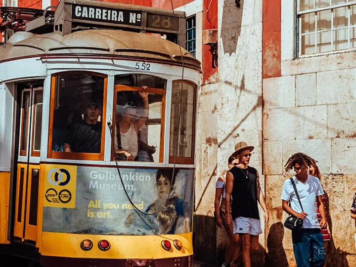 Tram Lisbon Portugal
