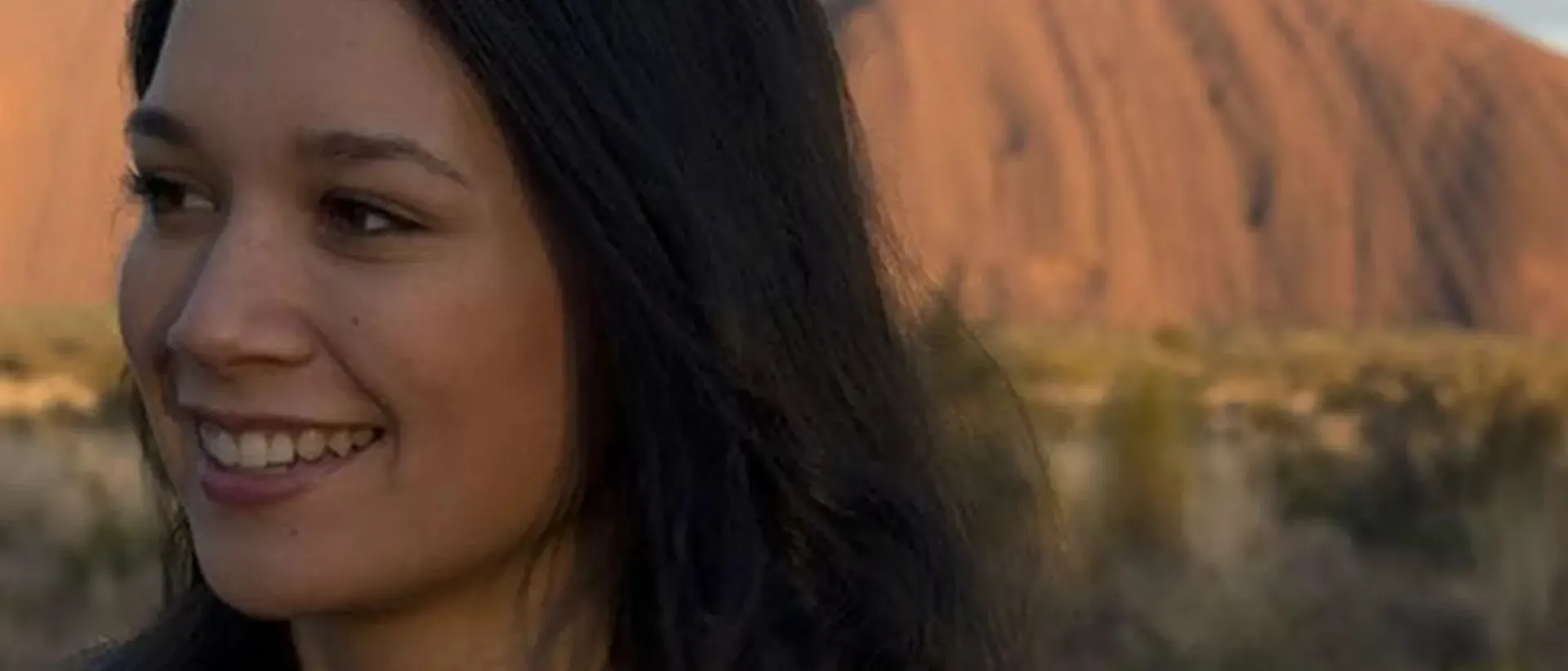 Girl on a Uluru trip