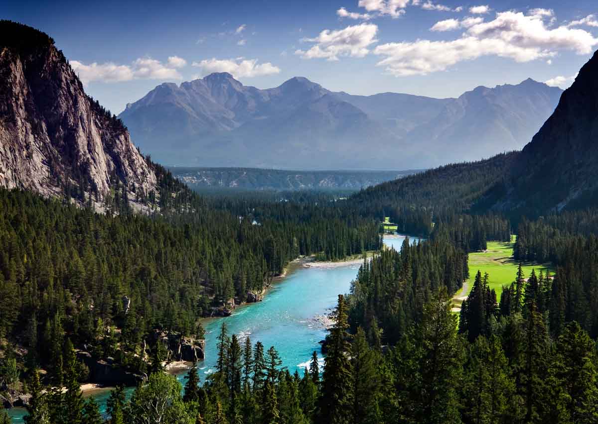 Scenic View Of Canada Lakes