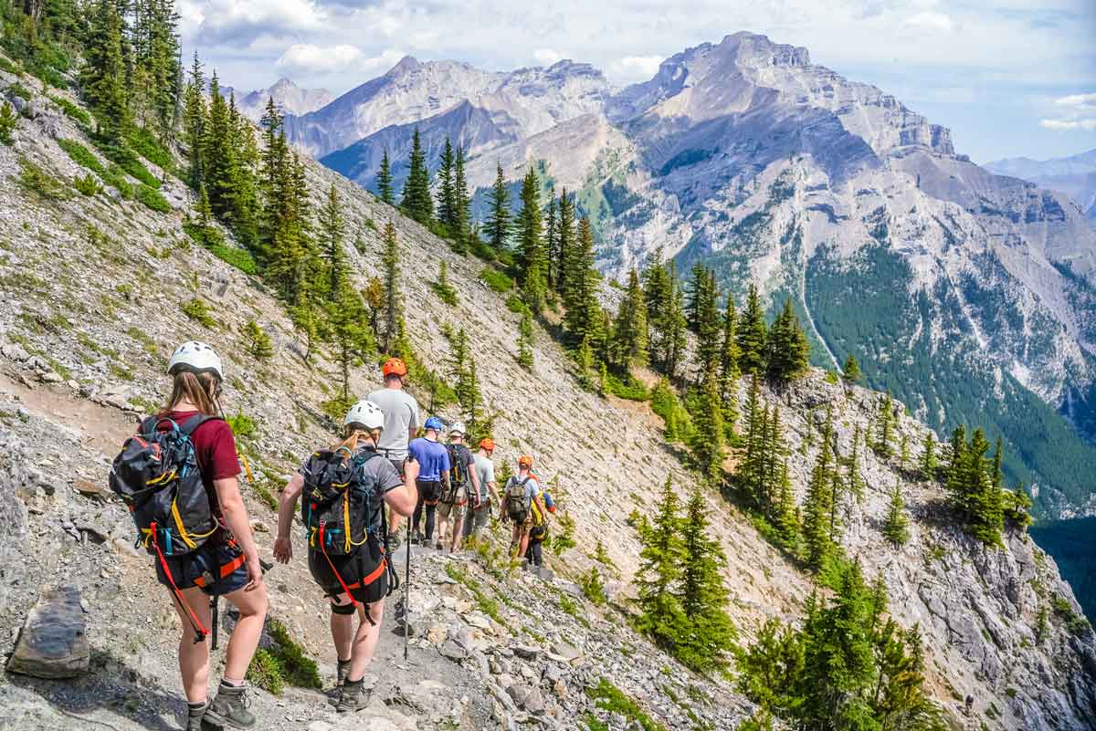 People Hiking In Canada