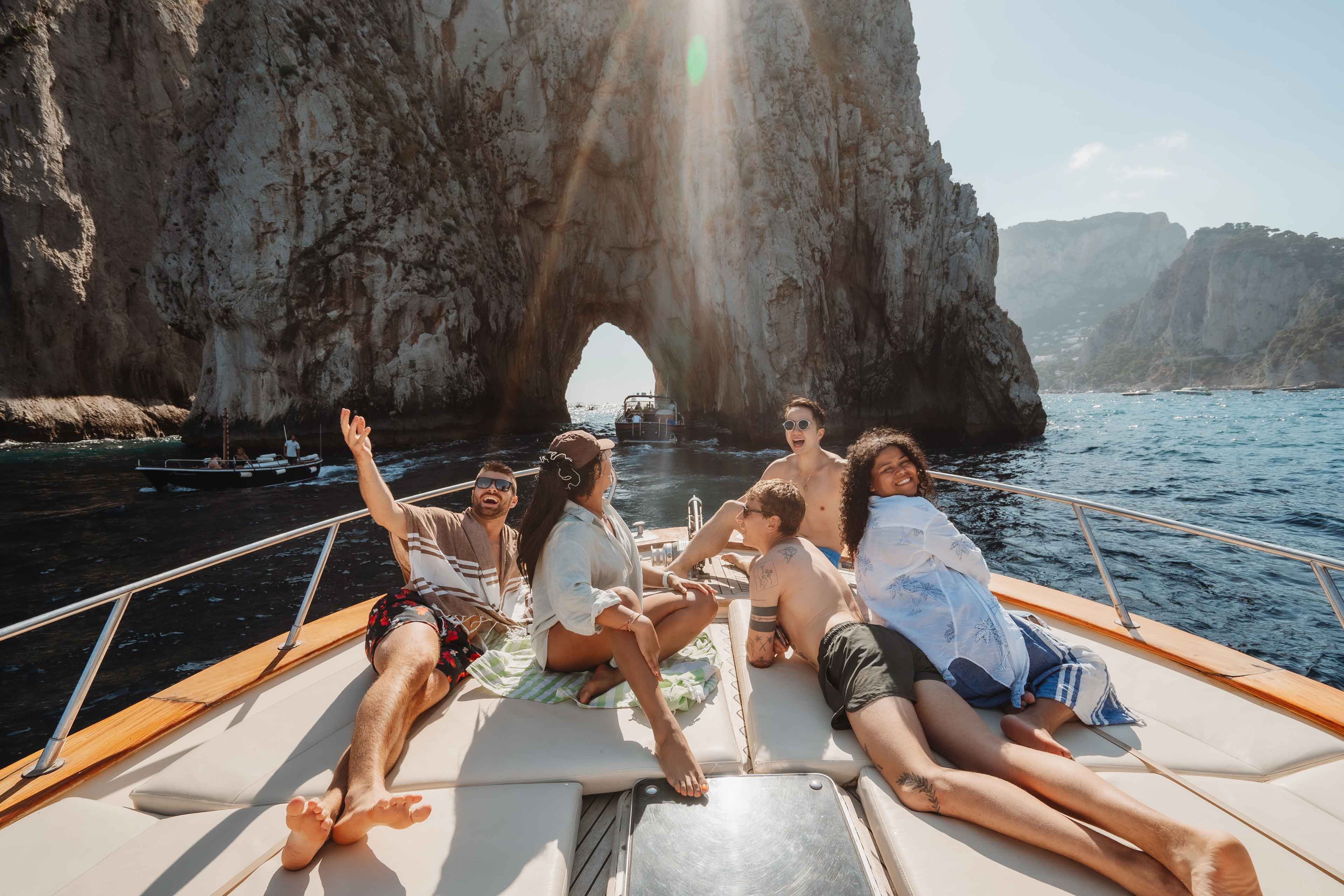 Small Group Boat Trip Capri Italy