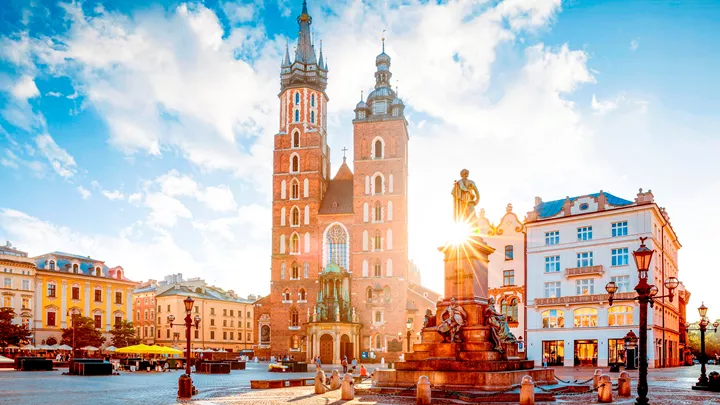 View of Wawel Castle in Krakow, Poland