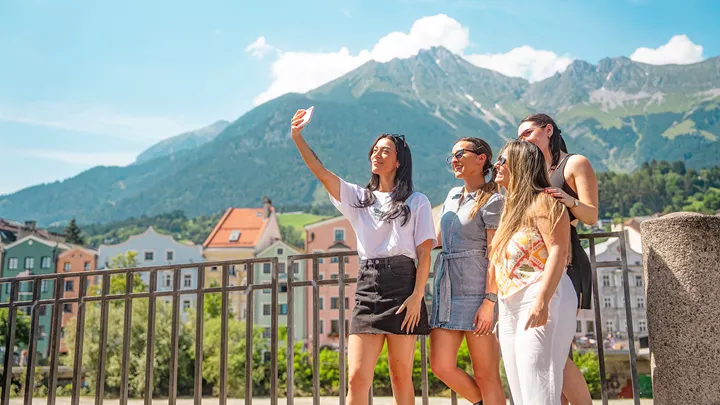 The River Inn in Innsbruck, Austria