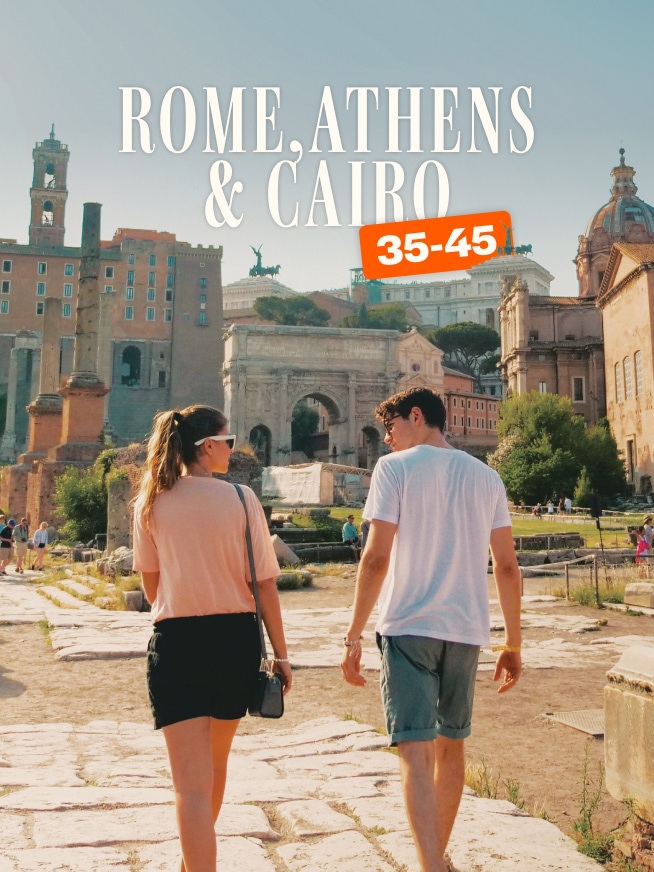 Rome, Athens & Cairo 35 to 45 Tour