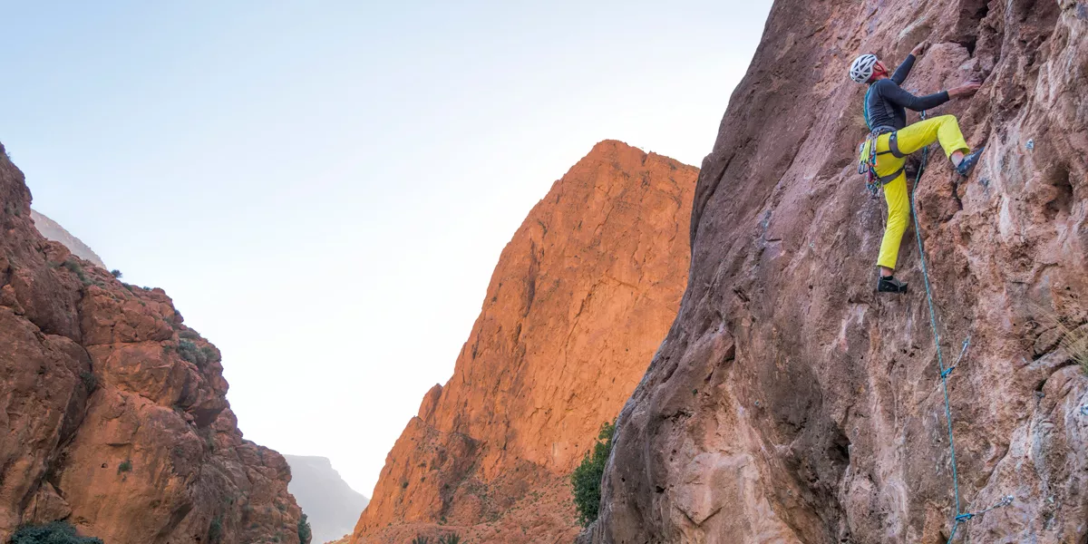 Rockclimbing In Morocco
