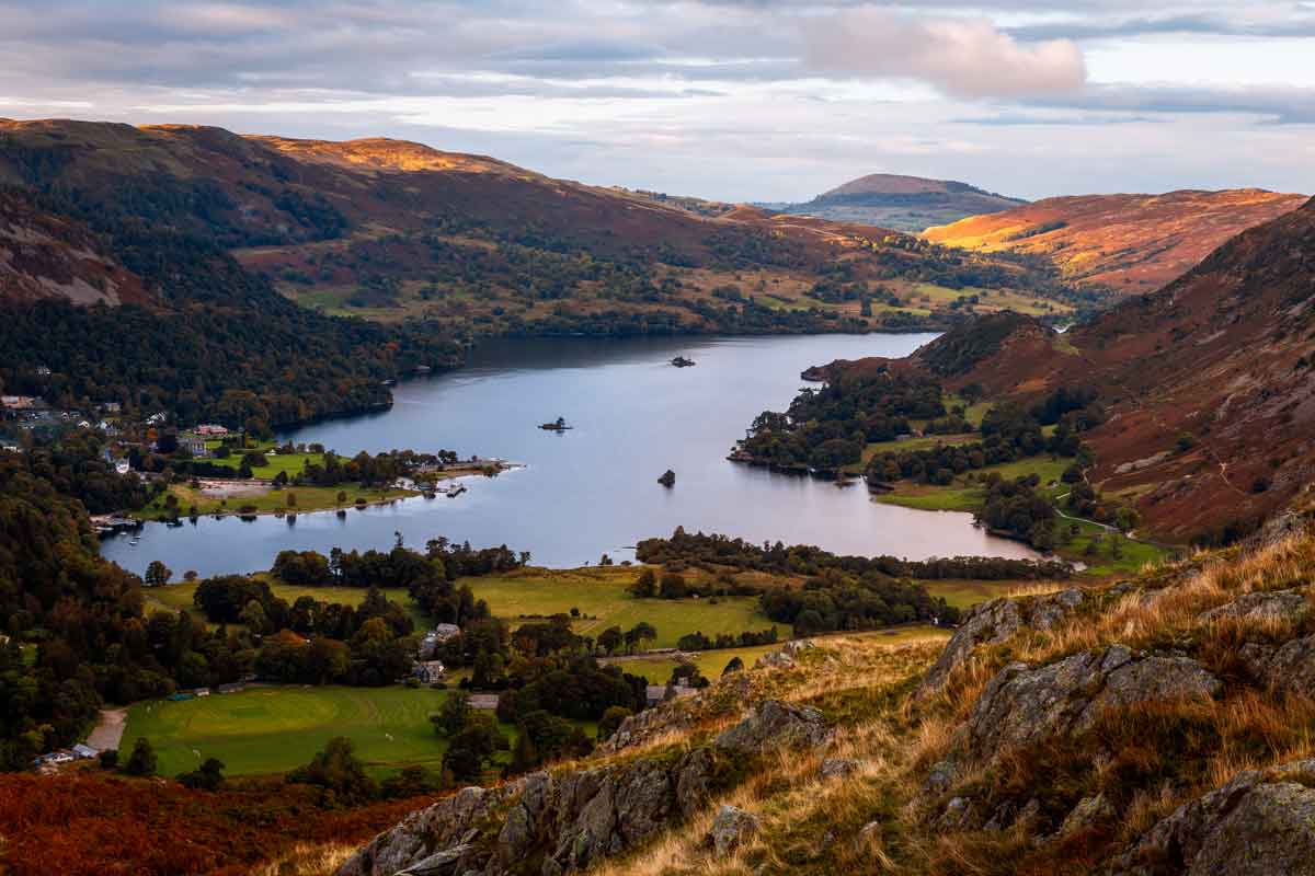 View Of The Lake District in England