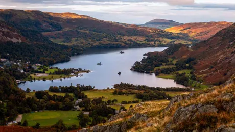 View Of The Lake District in England