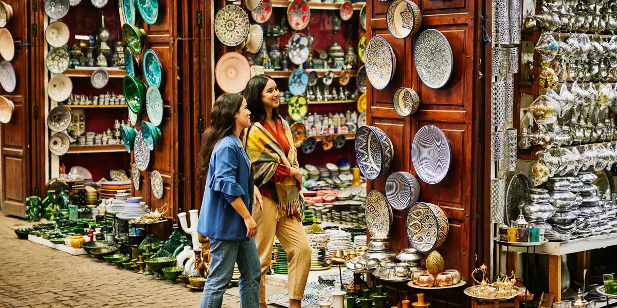 Friends Exploring Marrakech