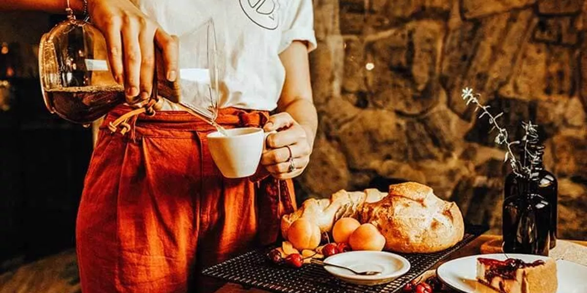 Drip Coffee and Breakfast