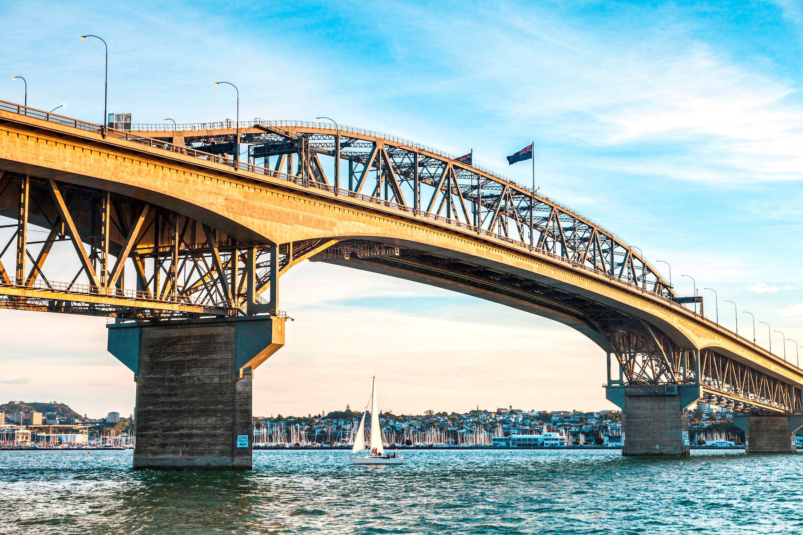 Cross Auckland's Harbour Bridge