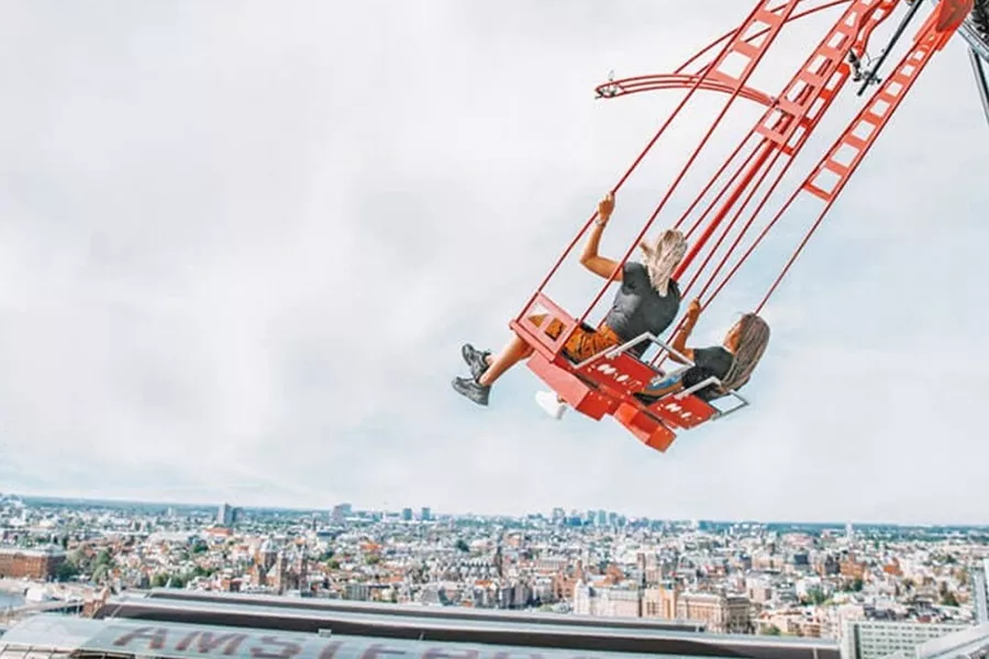 Cultural Experiences A'Dam Lookout Swing in Amsterdam