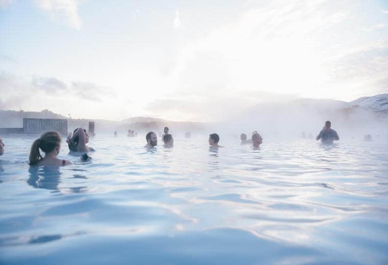 Hot Springs Blue Lagoon Iceland