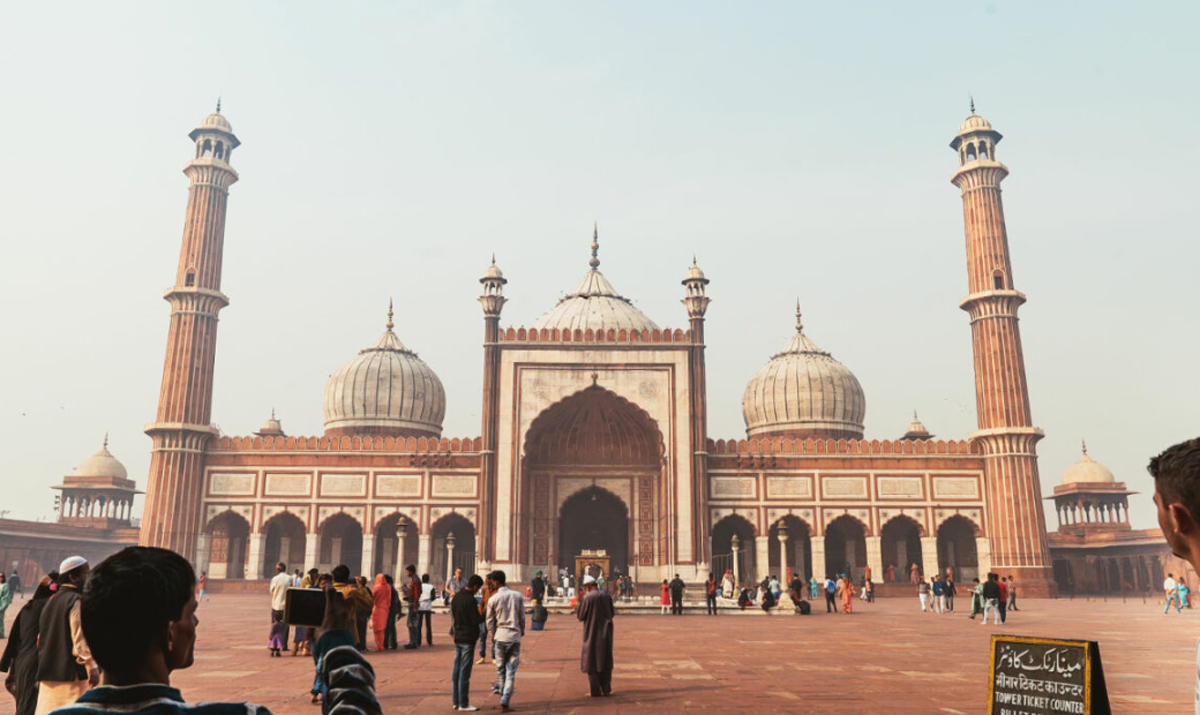 Person Taking A Picture Of Landmark