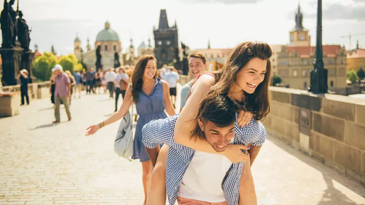 The Charles Bridge in Prague, Czech Republic