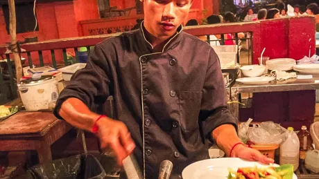 Eat at Three Alliance on a MTM Experience in Cambodia