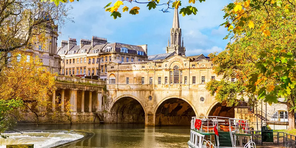 Pulteney Bridge And River Avon In Bath