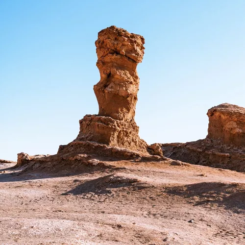 The iconic rock formations of Moon Valley (Valle de la Luna) in Chile's Atacama Desert, visited on Contiki's Cusco to Rio tour