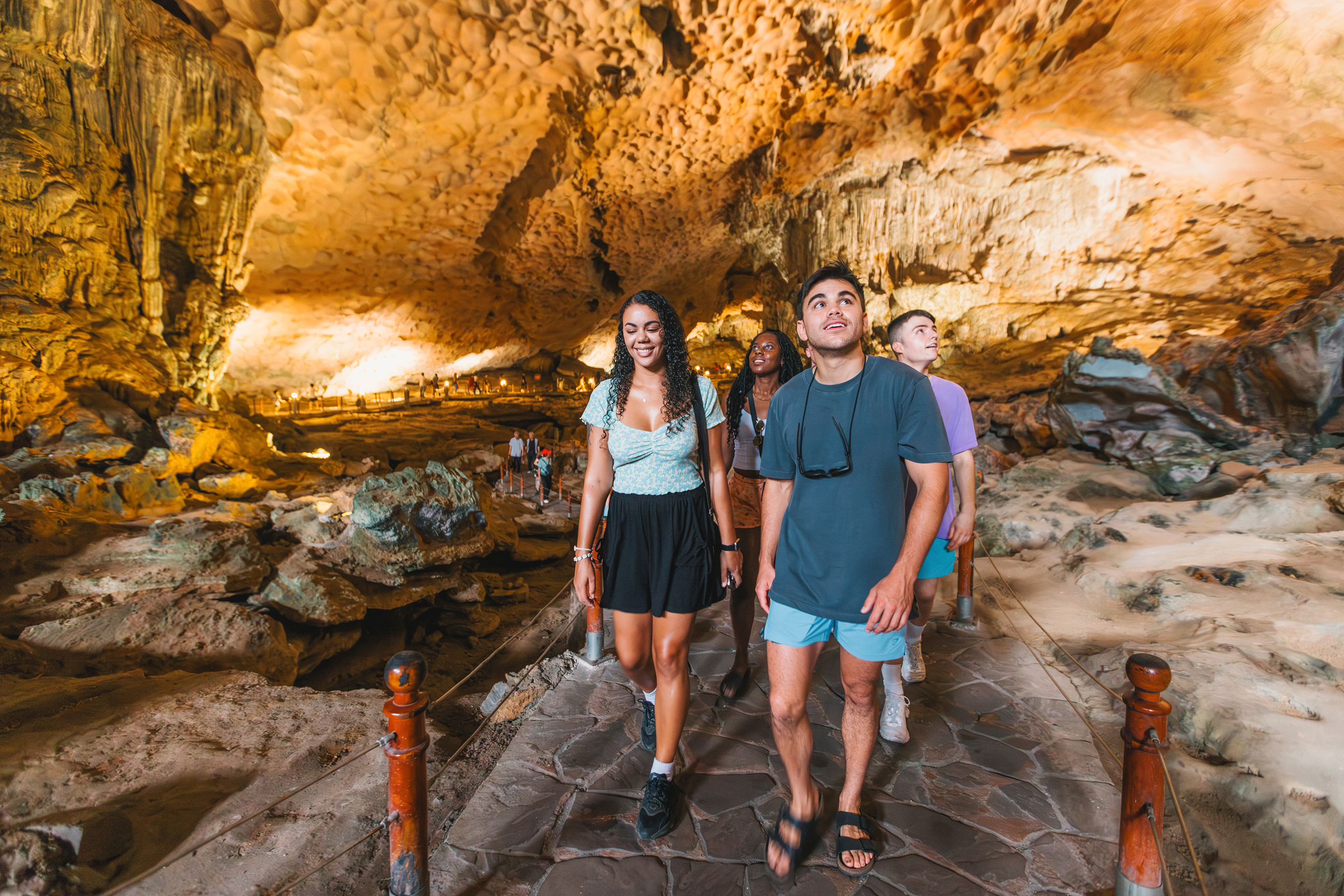 Stroll around the Sung Sot Caves 