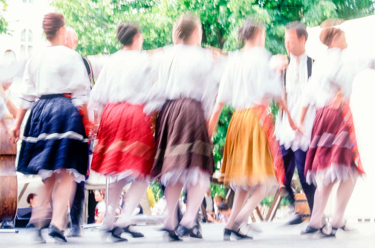 Dancer Performing A Traditional Dance