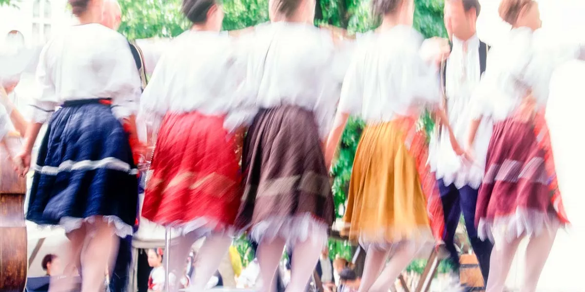 Dancer Performing A Traditional Dance