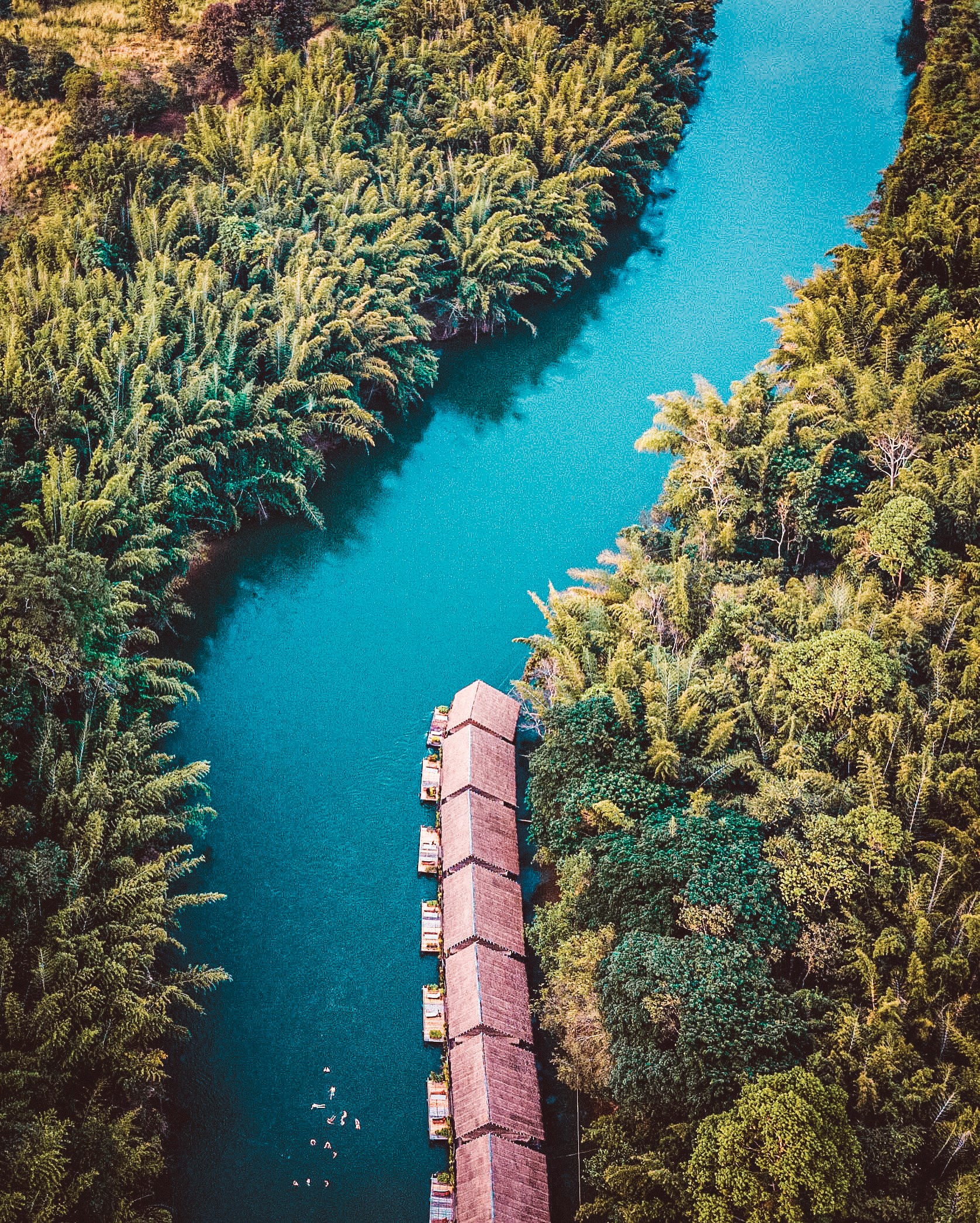 Stay in a Jungle Raft