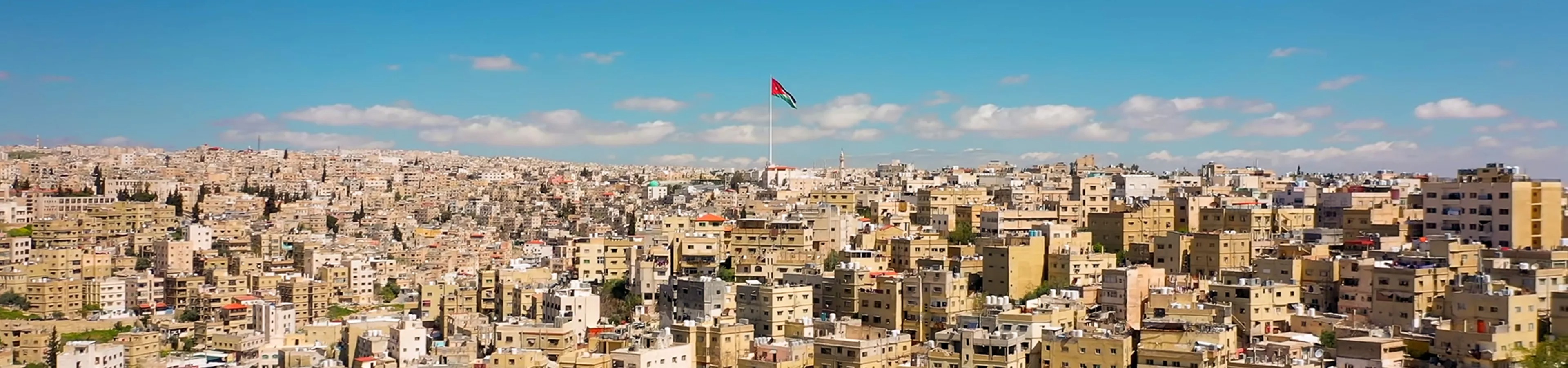 Aerial view on Amman, Jordan