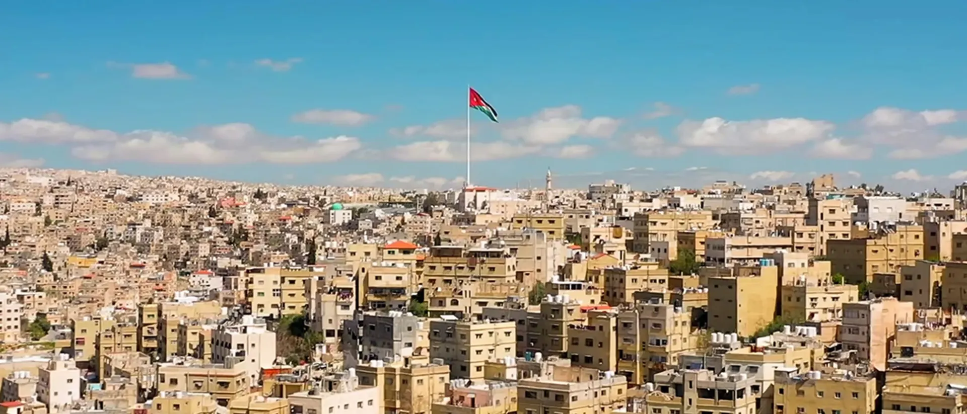 Aerial view on Amman, Jordan