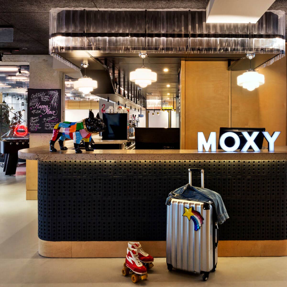 Reception in Moxy Paris Bastille 