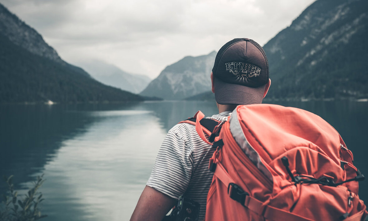 Man Looking At Landscape