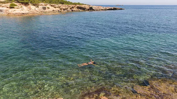 Swimming In The Sea