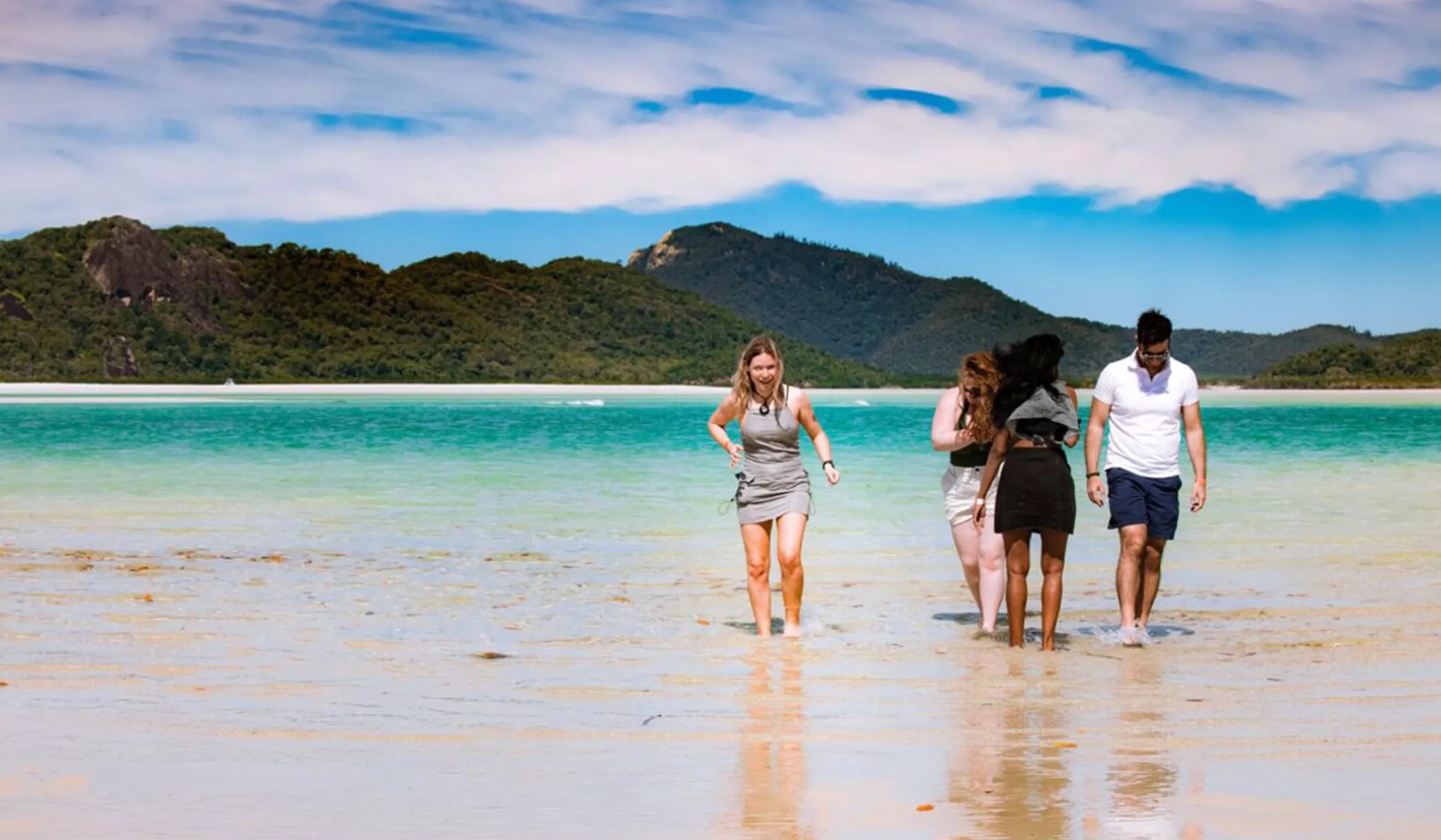Group On A Beach