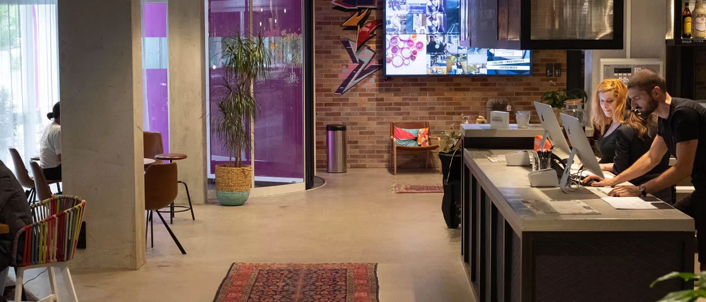 Moxy Hotel Berlin Reception