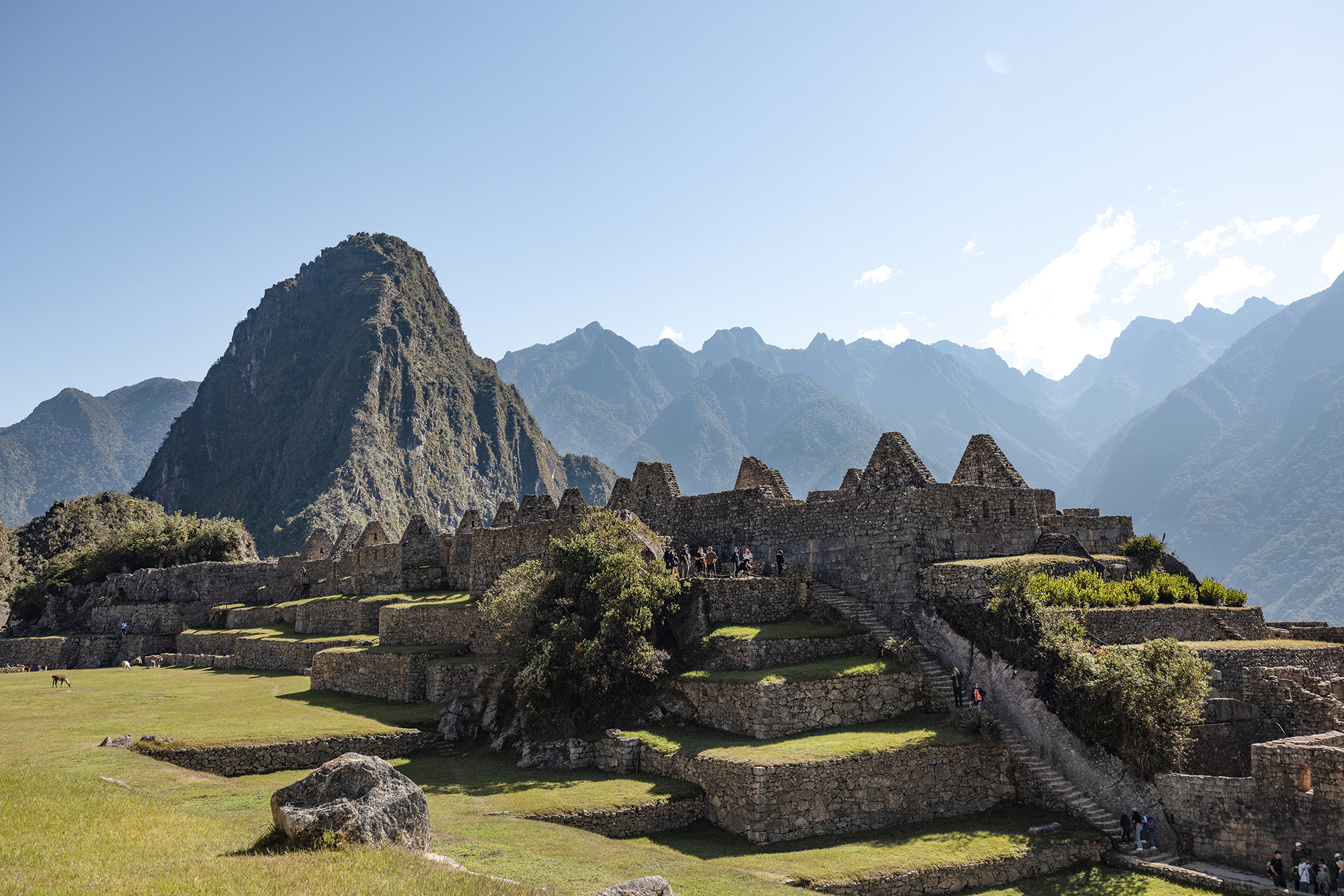 Peru Panorama with Train