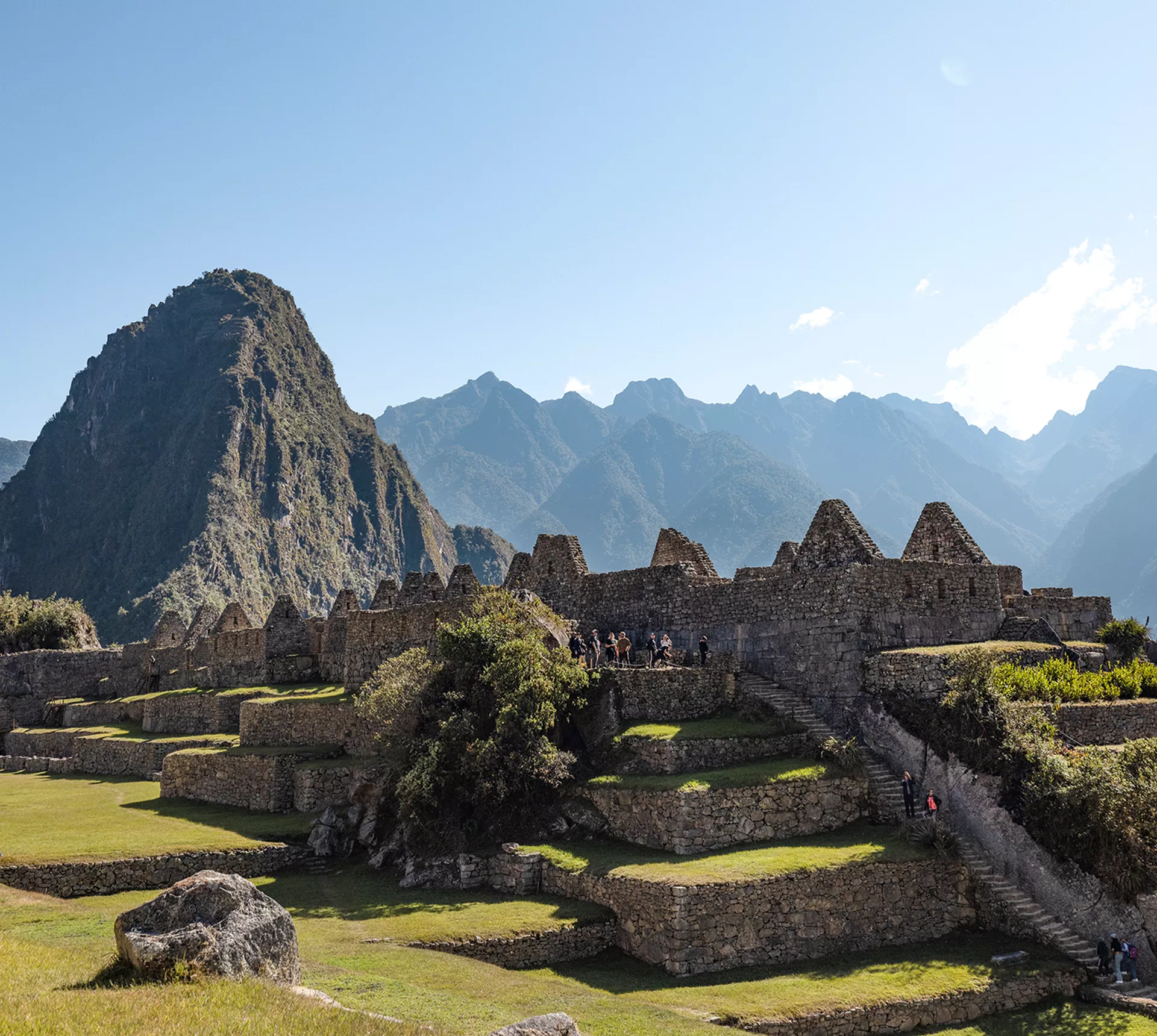 Peru Panorama with Train