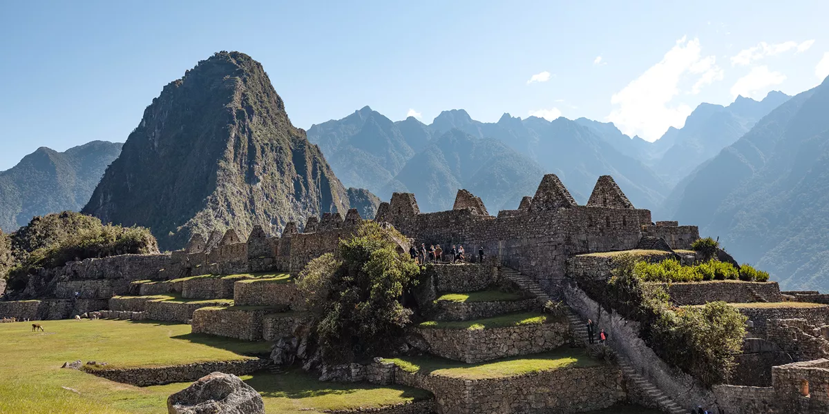 Peru Panorama with Train