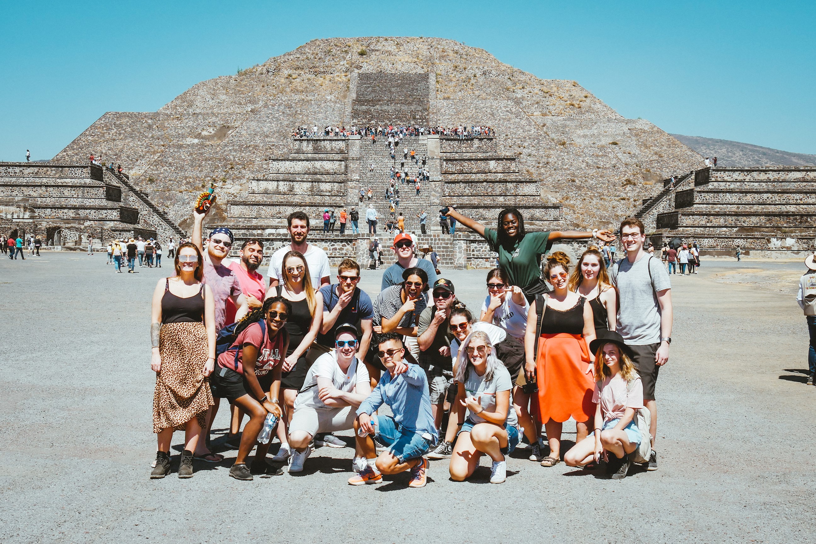   Visit the ancient ruins of Teotihuacan
