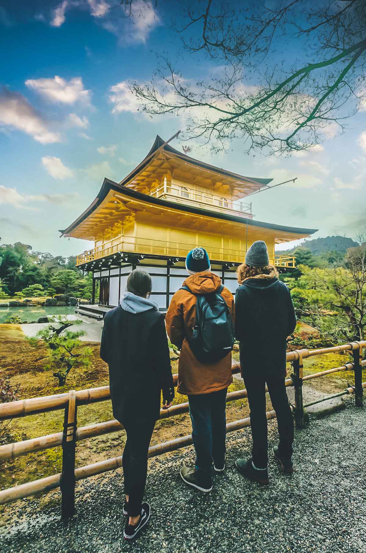 Group Viewing Temple In Japan 1555ASIA2017