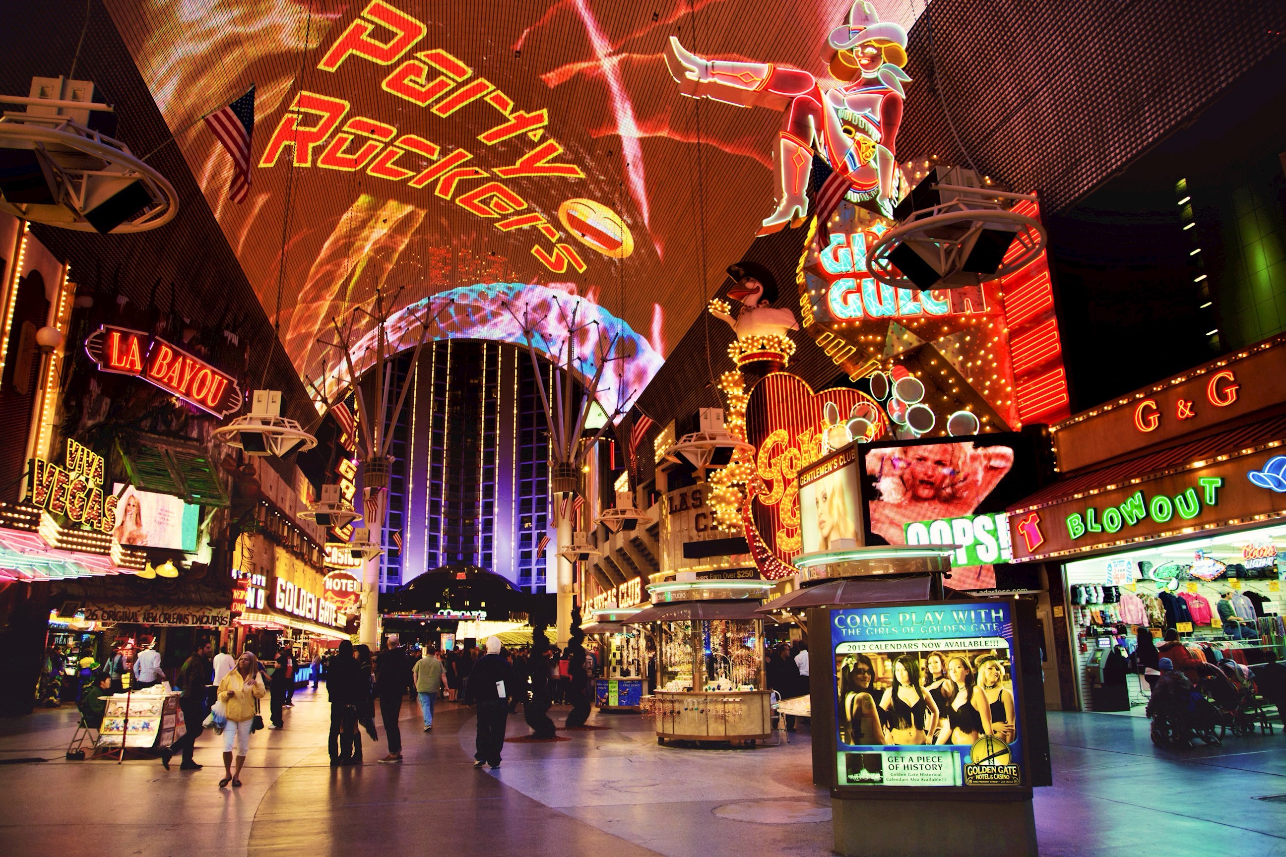 Witness the Famous Fremont Street Light Show 