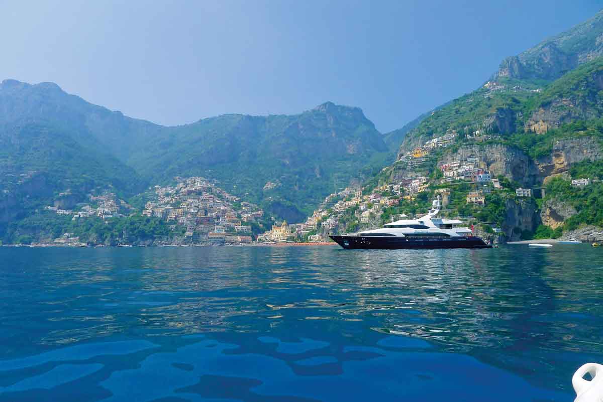 Modern Yacht On Amalfi Coast Italy 7066EURS2013