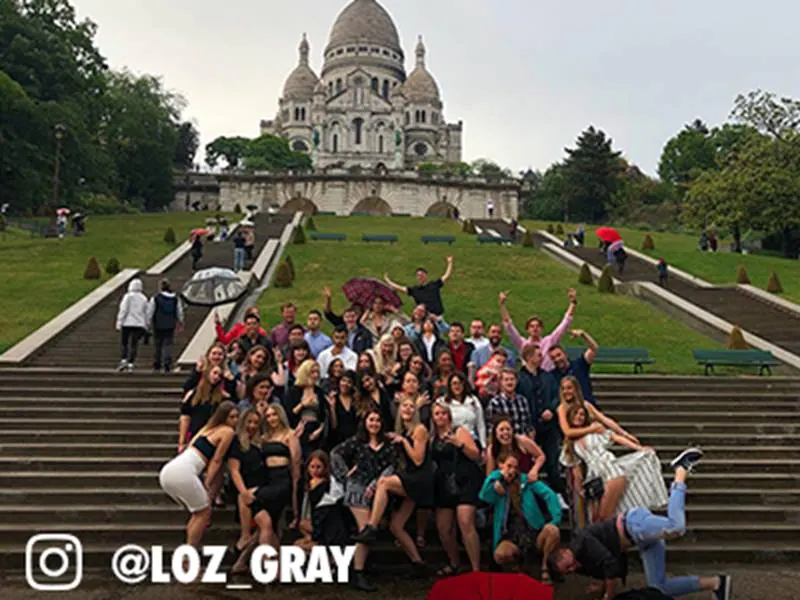 Group Photo On Sightseeing Tour